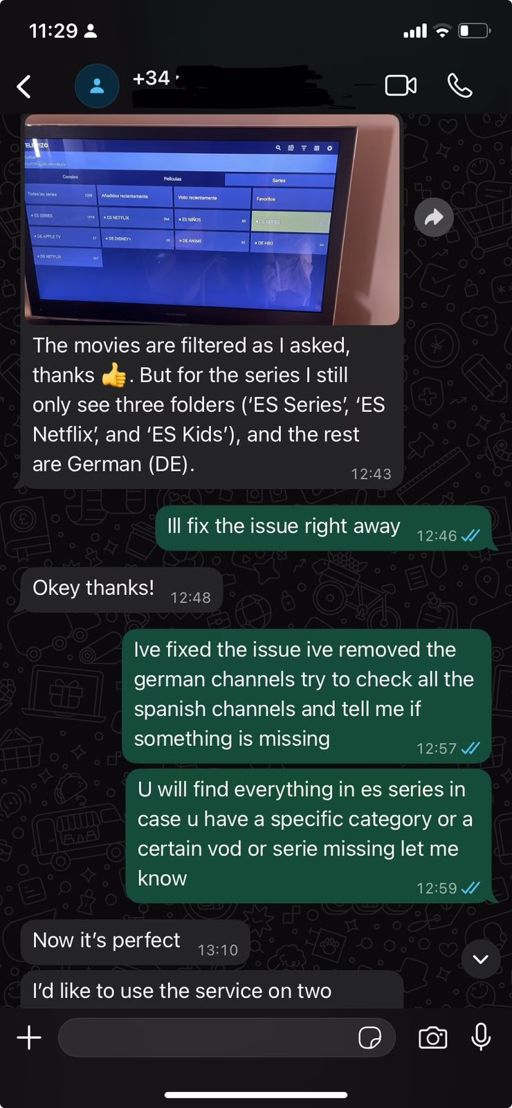 infotvstream customer satisfaction